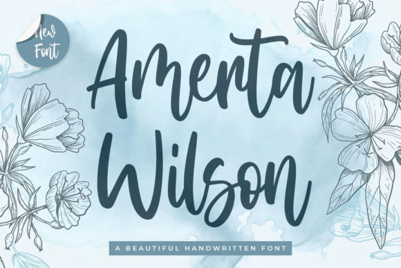 Amerta Wilson: A Sweet Script Font for Web Design