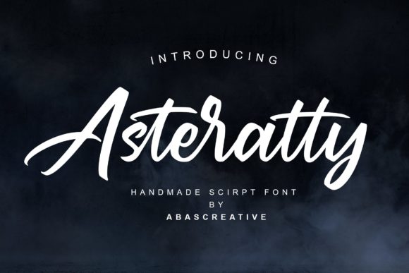 Asteratty: The Elegant Script Font for Crafters