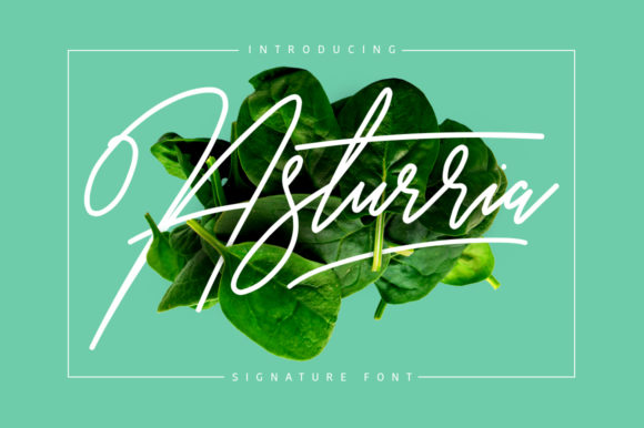 Asturria: A Fresh Script Font for Modern Web Design