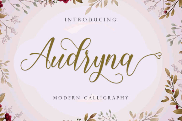 Audryna: A Modern Script Font Review