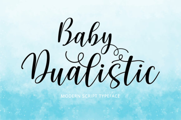 Baby Dualistic: A Script Font for Digital Branding