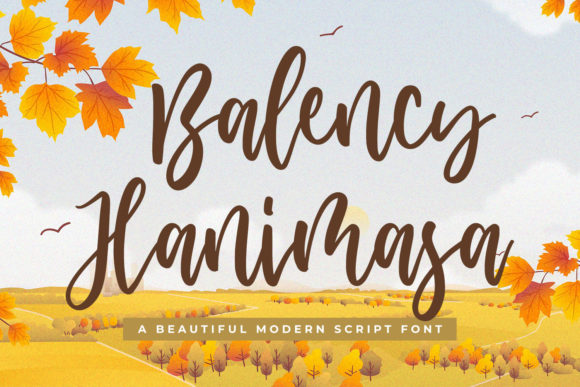 Balency Hanimasa: A Quirky Script Font for Web Design