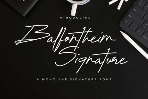 Balfontheim Signature: The Elegant Script Font for Branding