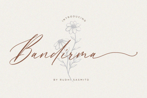 Bandirma: A Delicate Script Font for Editorial Design