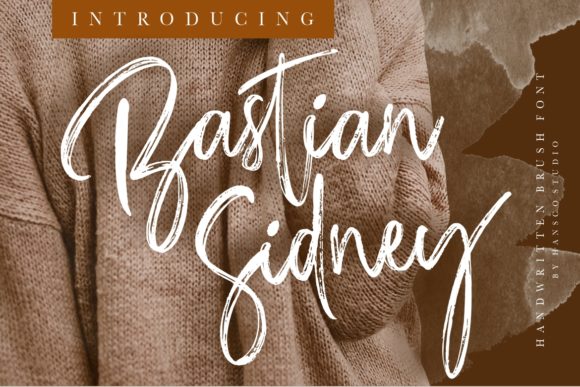 Bastian Sidney: A Brushed Script Font for Branding