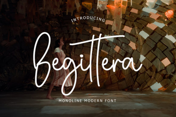 Begittera: A Casual Script Font for Editorial Design