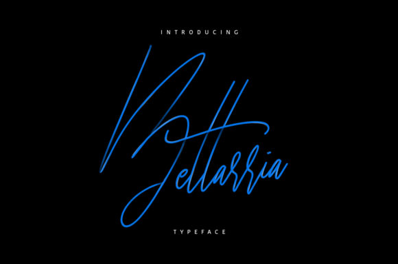 Bettarria: A Glamorous Script Font for Makers