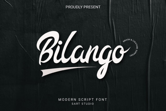 Bilango: A Modern Script Font for Polished Branding