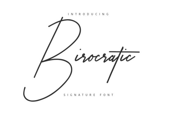 Birocratic: A Script Handwritten Font for Branding