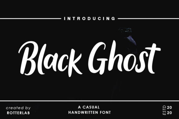 Black Ghost: A Classy Script Font for Makers