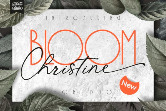 Bloom Christine: The Perfect Duo Font for Crafters