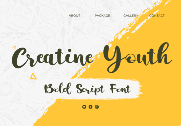 Creatine Youth: A Bold Script Font Review