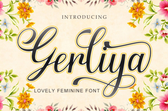 Gerliya: The Script Font for Modern Campaigns