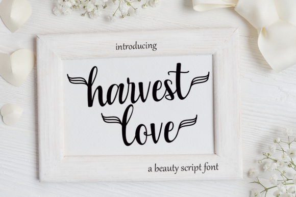 Harvest Love: A Delicate Script Font for Makers