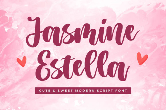 Jasmine Estella: A Sweet Script Font for Makers