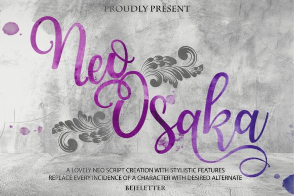 Neo Osaka: A Modern Script Font for Digital Brands