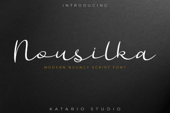 Nousilka: A Modern Script Font for Branding