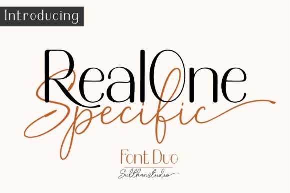 Real One Specific: A Versatile Duo Font for Web Design
