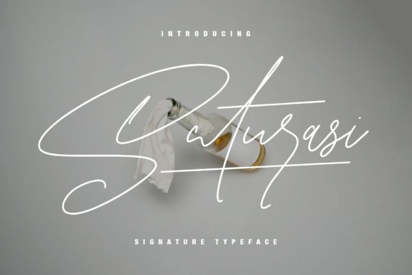 Saturasi: The Elegant Script Font for Editorial Design