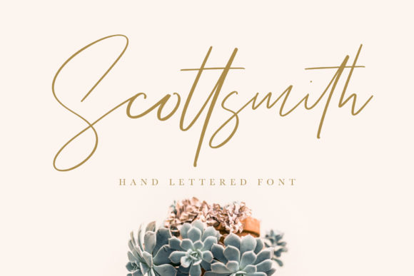 Scottsmith: The Elegant Script Font for Branding