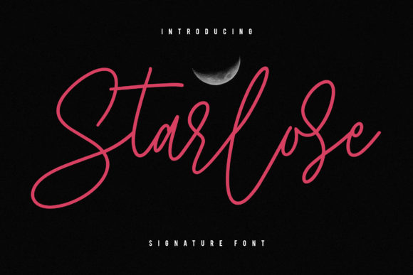 Starlose: An Elegant Script Font for Web Design