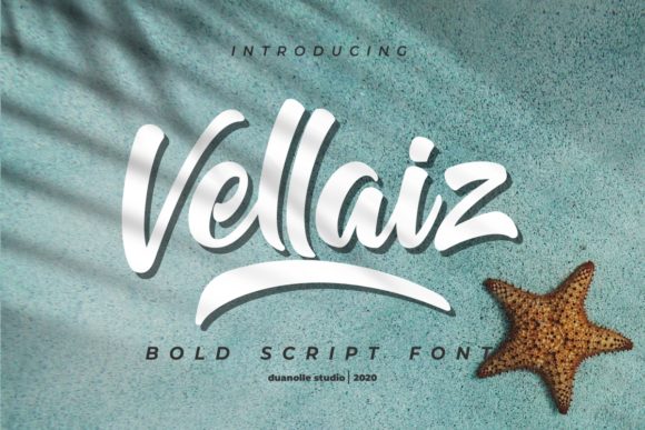 Vellaiz: A Bold Script Font for Business Branding