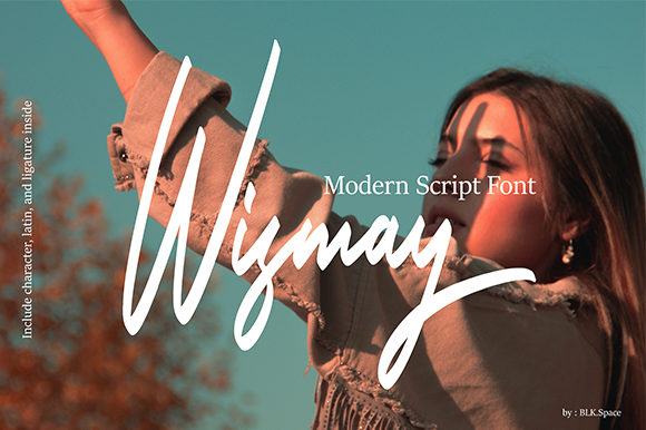 Wismay: A Classy Script Font for Editorial Design