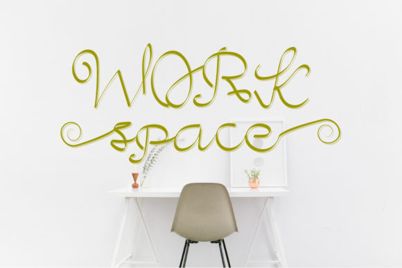 Workspace: A Premium Script Font for Brand Identity